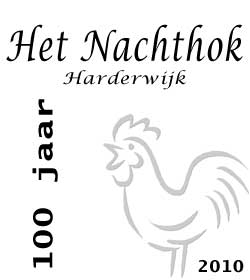 Nachthok Harderwijk 100 jaar postzegel concept