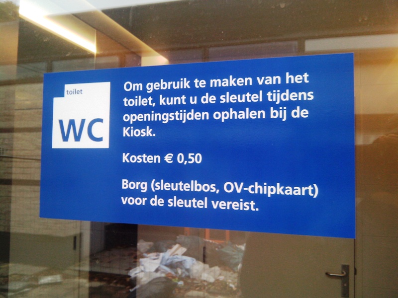 WC station harderwijk 50 cent