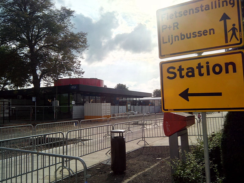 station harderwijk 2016 rode hoed stationsplein herstructueiring